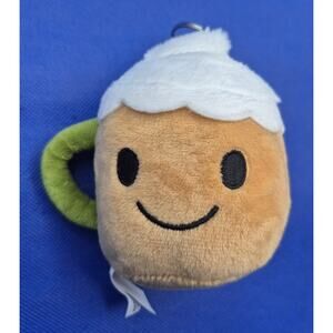 2025 Panera Hot Chocolate Promo Plush Limited Edition Keychain 4"